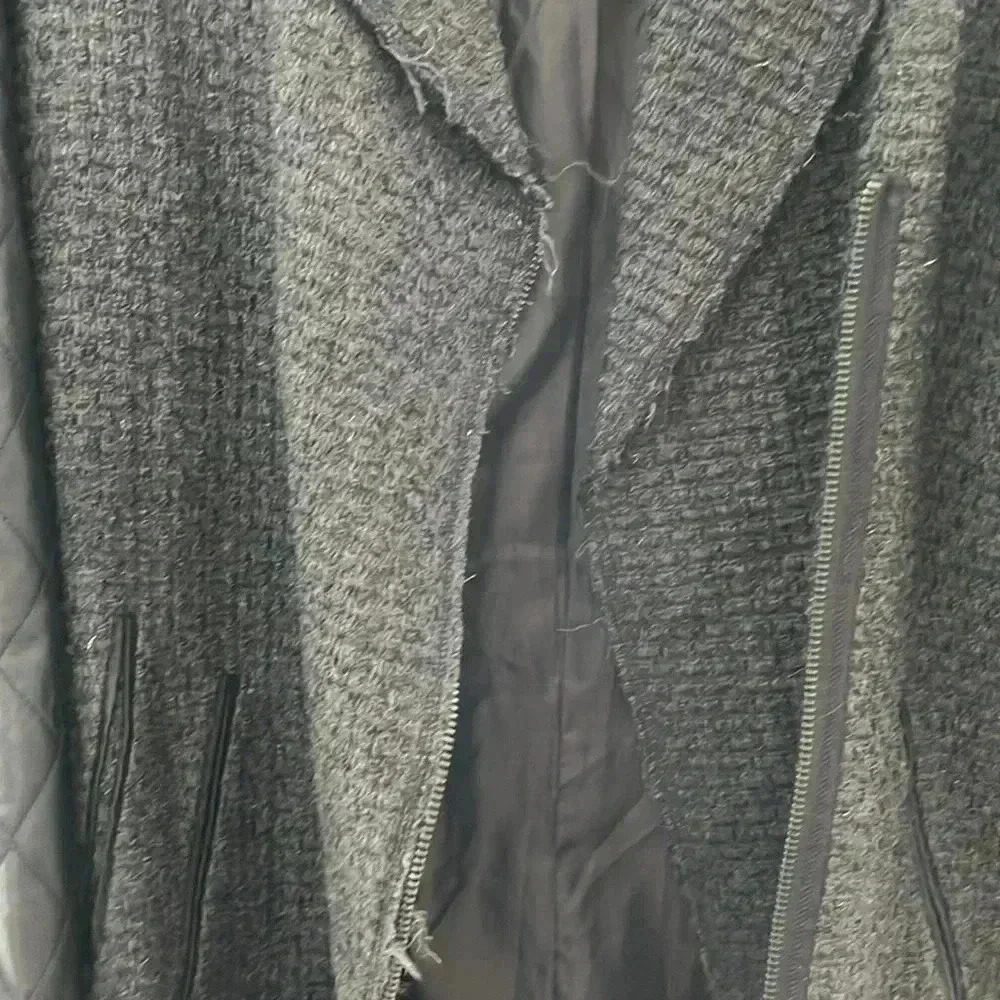 [FR38/US M] Y.A.S Mind Wool/ Viscose  Bicker Jacket - Side Zipup Closure- NWOT - Picture 9 of 16